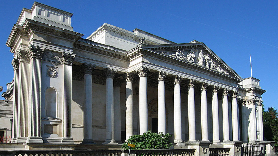 The exterior of the Fitzwilliam Museum