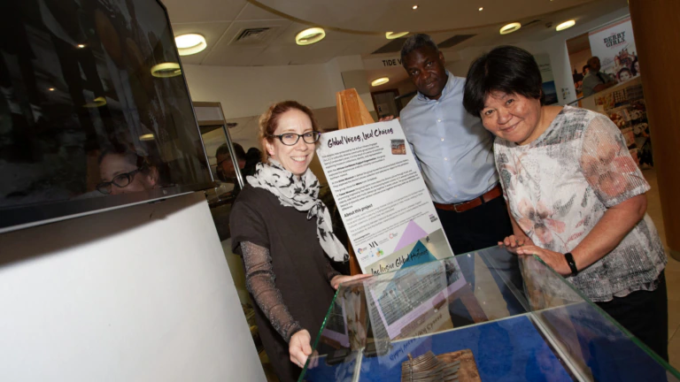 People at the launch of Global Voices, Local Choices